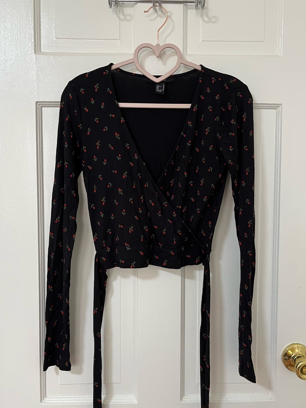 Rose Wrap Top